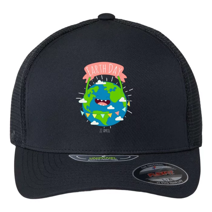 Funny Earth Day April 22 Flexfit Unipanel Trucker Cap