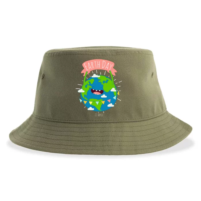 Funny Earth Day April 22 Sustainable Bucket Hat