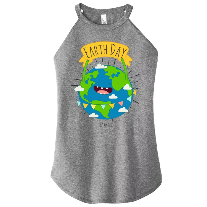 Funny Earth Day April 22 Women’s Perfect Tri Rocker Tank