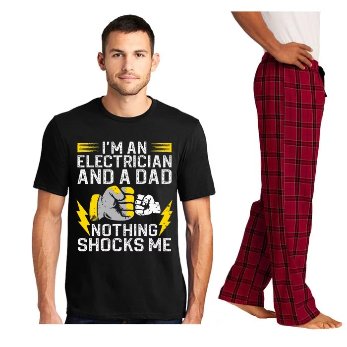 Funny Electrician Design For Daddy Electrical Engineers Pajama Set