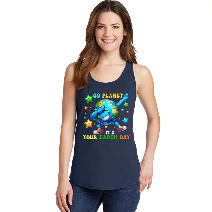 Funny Earth Day Go Planet ItS Your Earth Day 2024 Ladies Essential Tank