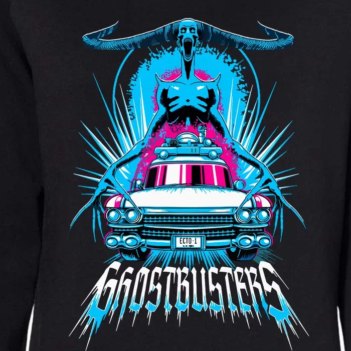 Frozen Empire Death Chill Monster Ecto1 Car Womens California Wash Sweatshirt