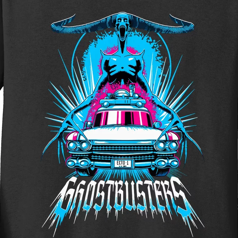 Frozen Empire Death Chill Monster Ecto1 Car Kids Long Sleeve Shirt