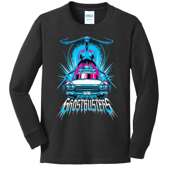 Frozen Empire Death Chill Monster Ecto1 Car Kids Long Sleeve Shirt