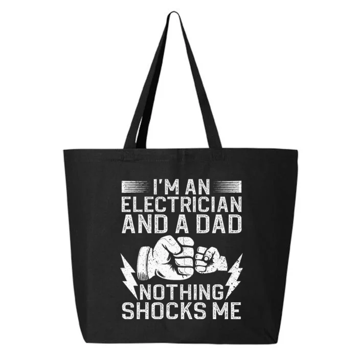 Funny Electrician Design For Daddy Electrical Engineers 25L Jumbo Tote