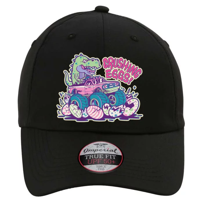 Funny Easter Dinosaur Monster Truck Crushing Eggs The Original Performance Cap