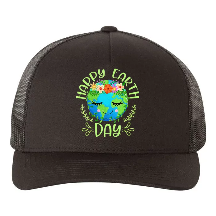 Funny Earth Day Quote Earth Cool Happy Earth Day Yupoong Adult 5-Panel Trucker Hat