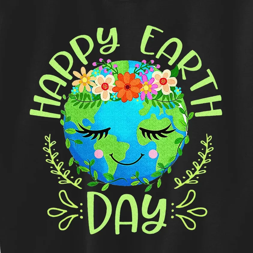 Funny Earth Day Quote Earth Cool Happy Earth Day Kids Sweatshirt