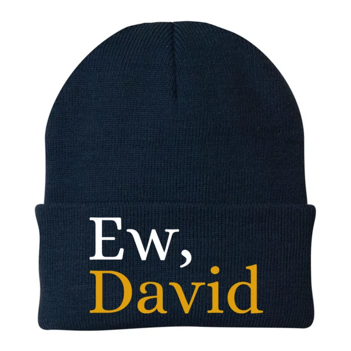 Funny Ew David Name Knit Cap Winter Beanie