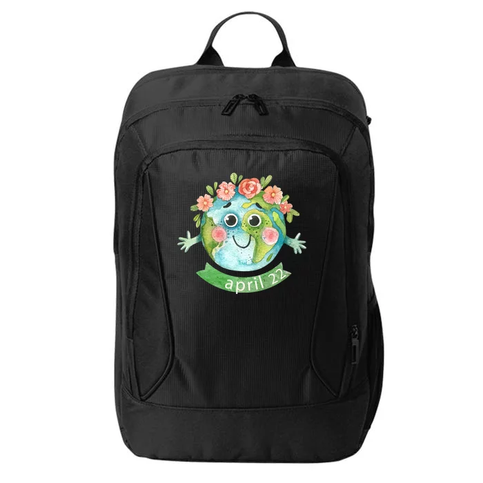 Floral Earth Day April City Backpack