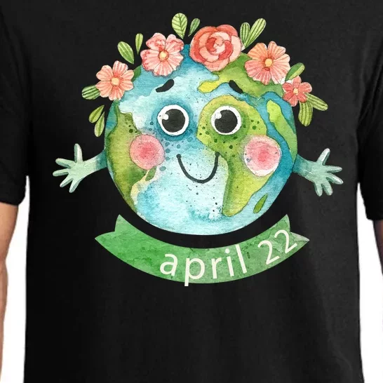 Floral Earth Day April Pajama Set