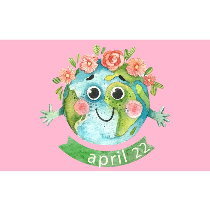 Floral Earth Day April Bumper Sticker