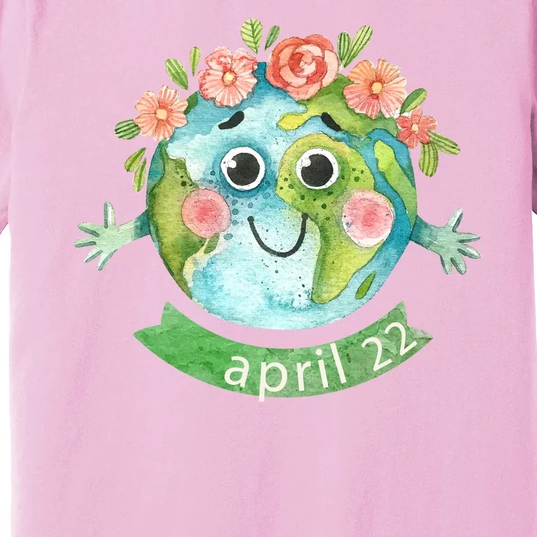 Floral Earth Day April Premium T-Shirt