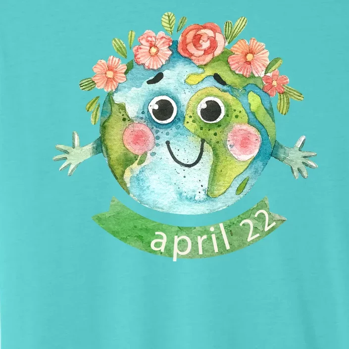 Floral Earth Day April ChromaSoft Performance T-Shirt