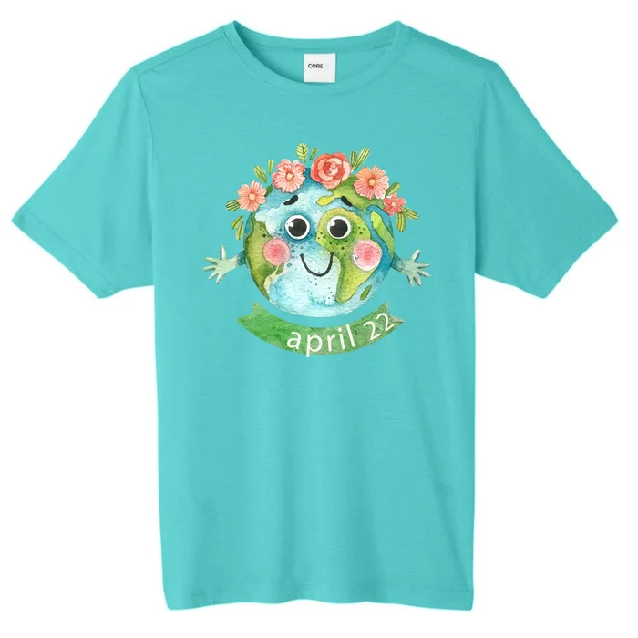 Floral Earth Day April ChromaSoft Performance T-Shirt