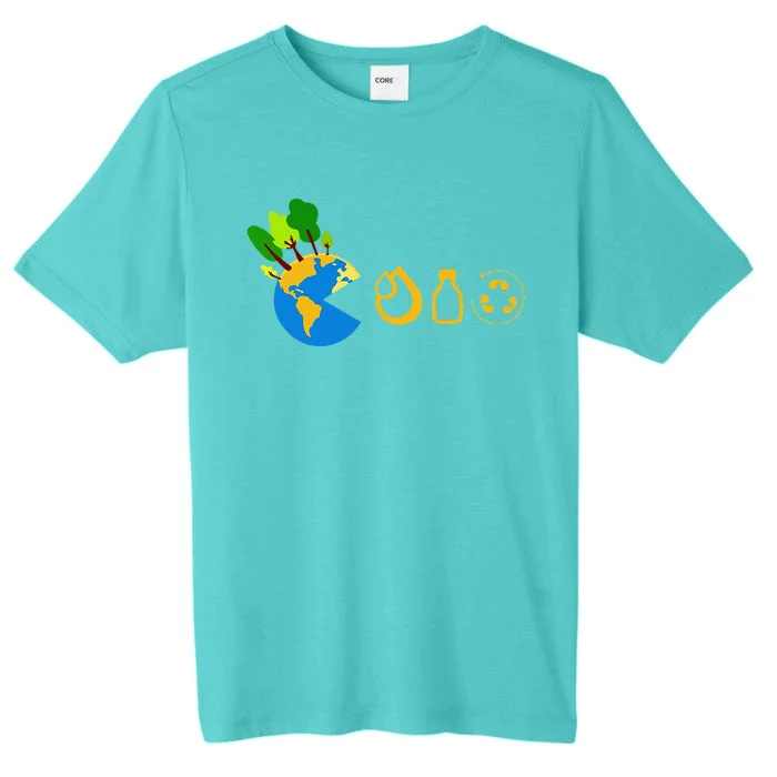 Funny Earth Day Reduce Reuse Recycles ChromaSoft Performance T-Shirt