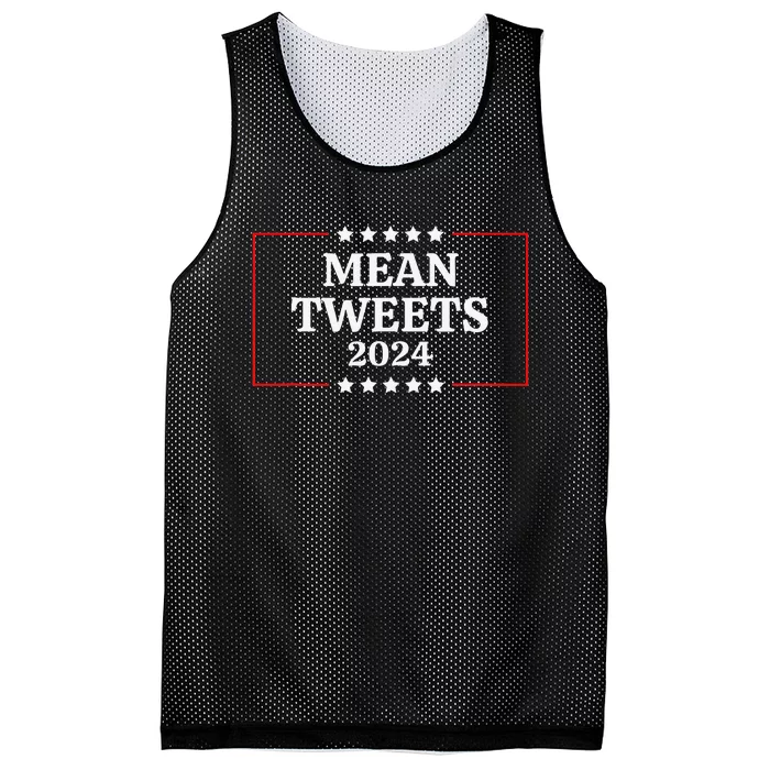 Funny Election Design Mean Tweets 2024 Mesh Reversible Basketball Jersey Tank