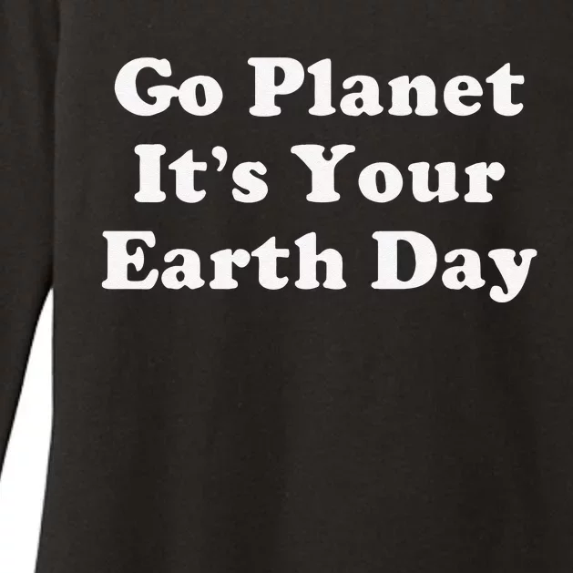 Funny Earth Day Womens CVC Long Sleeve Shirt