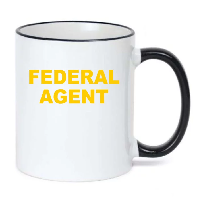 Federal Agent Black Color Changing Mug