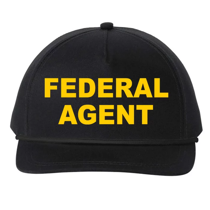 Federal Agent Snapback Five-Panel Rope Hat