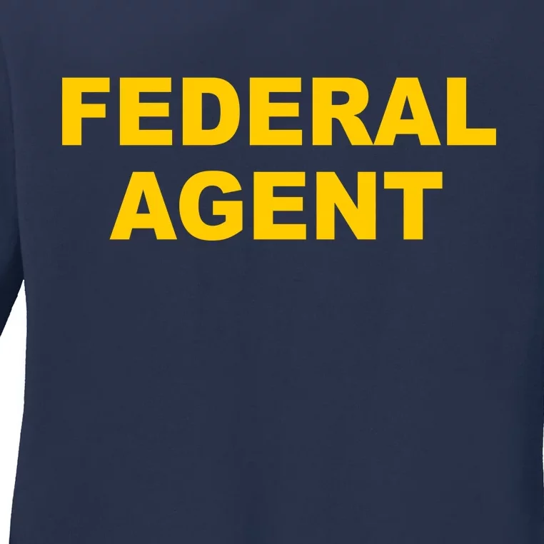 Federal Agent Ladies Long Sleeve Shirt