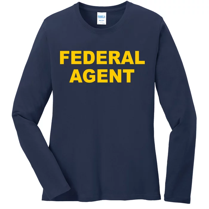 Federal Agent Ladies Long Sleeve Shirt