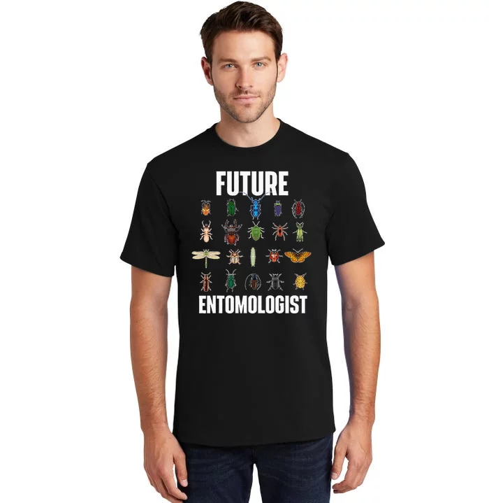 Future Entomologist Entomology Insect Lover Bug Collector Tall T-Shirt