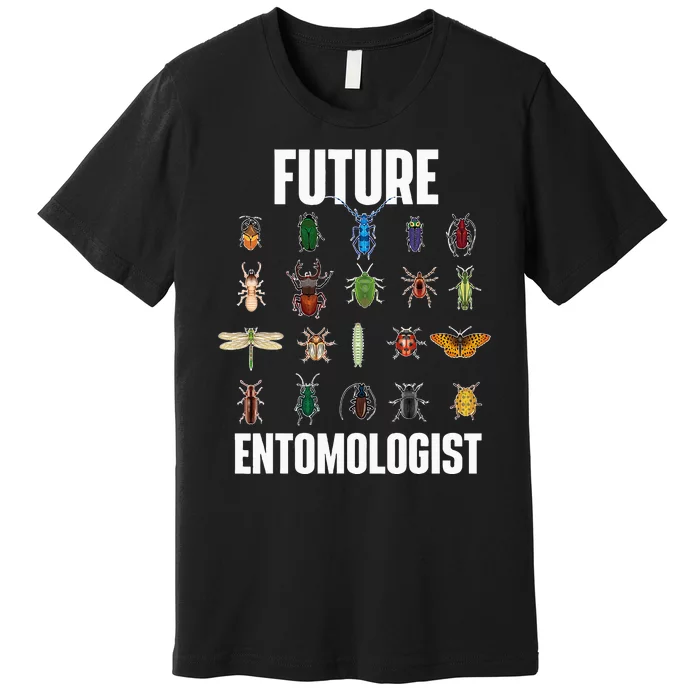 Future Entomologist Entomology Insect Lover Bug Collector Premium T-Shirt