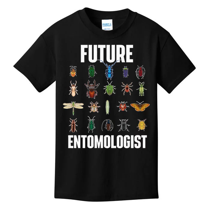 Future Entomologist Entomology Insect Lover Bug Collector Kids T-Shirt