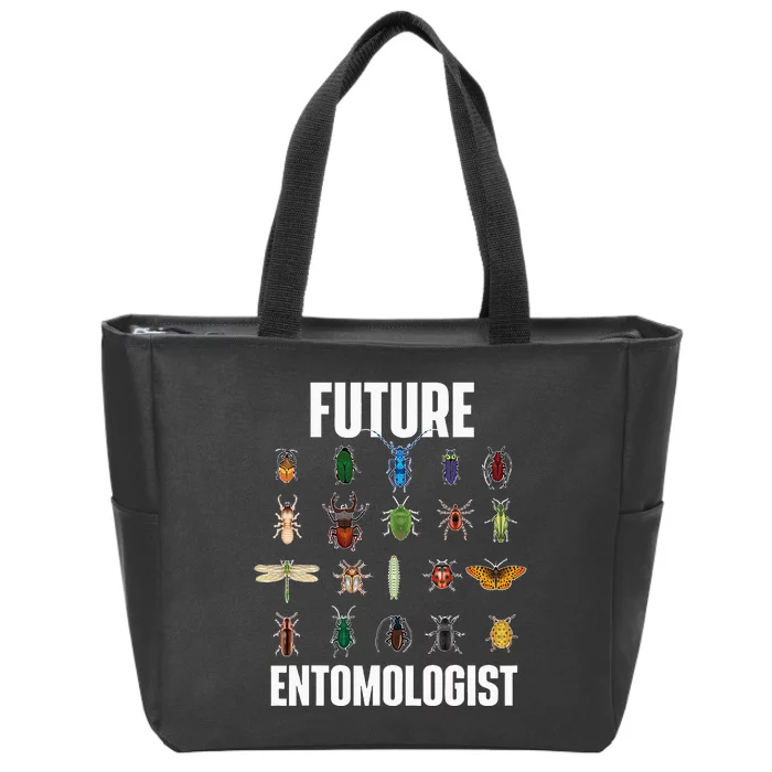 Future Entomologist Entomology Insect Lover Bug Collector Zip Tote Bag