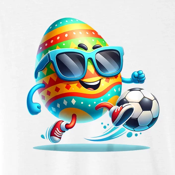 Funny Easter Egg Eggs Soccer Lovers Players ChromaSoft Performance T-Shirt