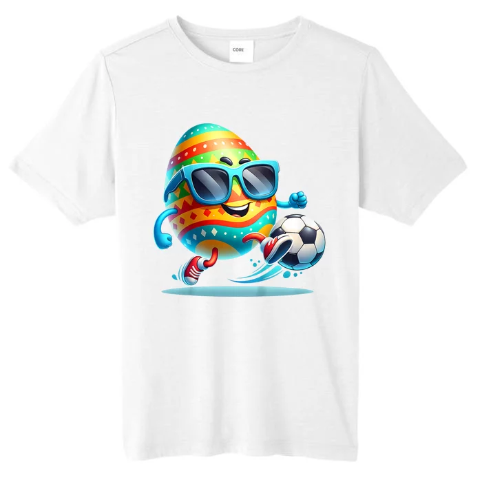 Funny Easter Egg Eggs Soccer Lovers Players ChromaSoft Performance T-Shirt