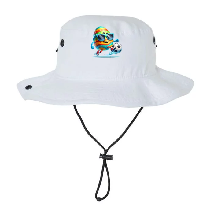 Funny Easter Egg Eggs Soccer Lovers Players Legacy Cool Fit Booney Bucket Hat