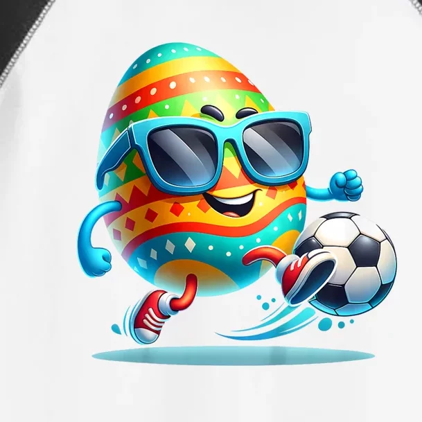 Funny Easter Egg Eggs Soccer Lovers Players Toddler Fine Jersey T-Shirt