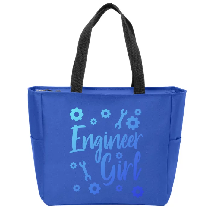 Female Engineer Engineering Major Student Funny Gift Cute Gift Zip Tote Bag