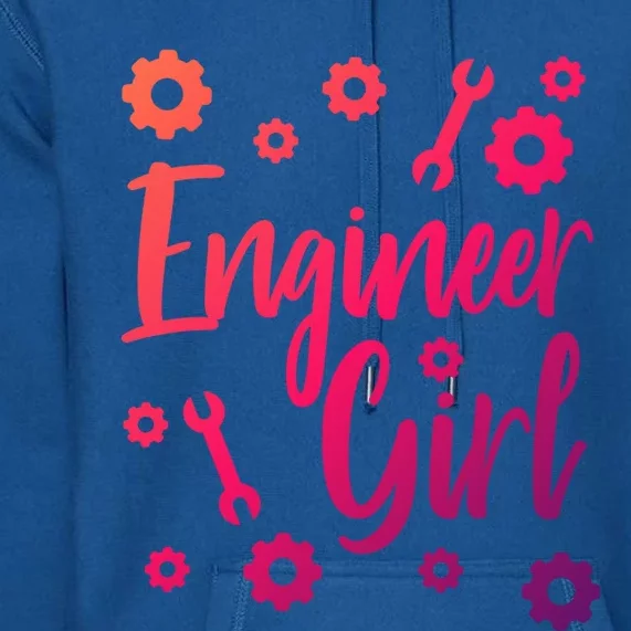 Female Engineer Engineering Major Student Funny Gift Cute Gift Premium Hoodie