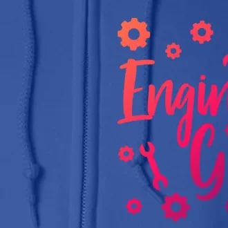 Female Engineer Engineering Major Student Funny Gift Cute Gift Full Zip Hoodie