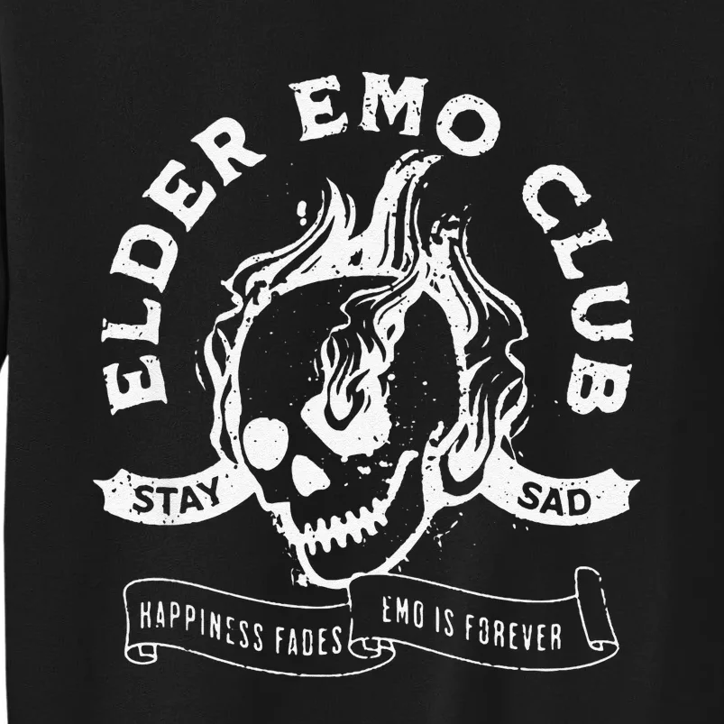 Funny Elder Emo Club Gift Tall Sweatshirt