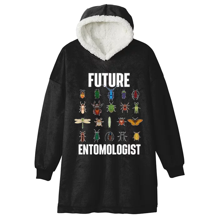 Future Entomologist Entomology Insect Lover Bug Collector Hooded Wearable Blanket