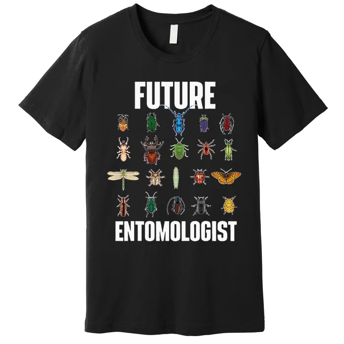 Future Entomologist Entomology Insect Lover Bug Collector Premium T-Shirt