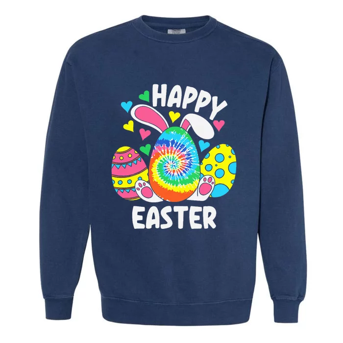 Funny Easter Egg Happy Easter Bunny Rabbit Garment-Dyed Sweatshirt