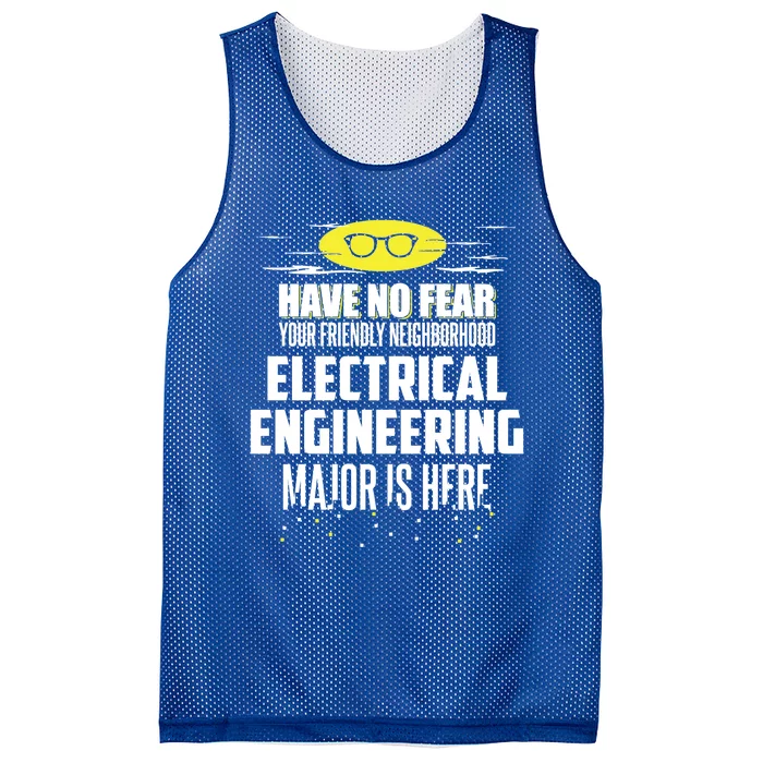 Funny Electrical Engineering Major Design Have No Fear Meaningful Gift Mesh Reversible Basketball Jersey Tank