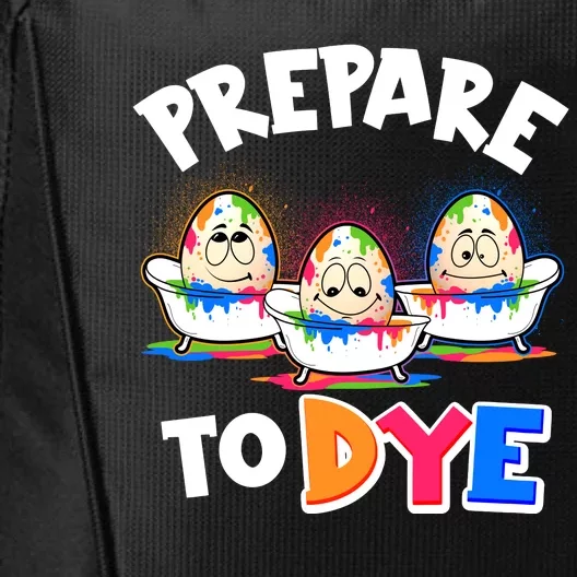 Funny Easter Eggs Prepare To Dye City Backpack