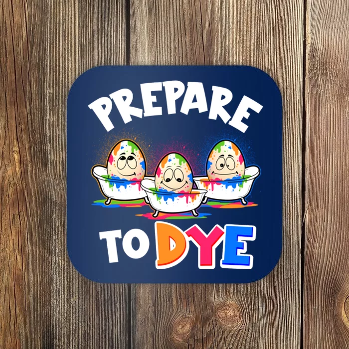 Funny Easter Eggs Prepare To Dye Coaster