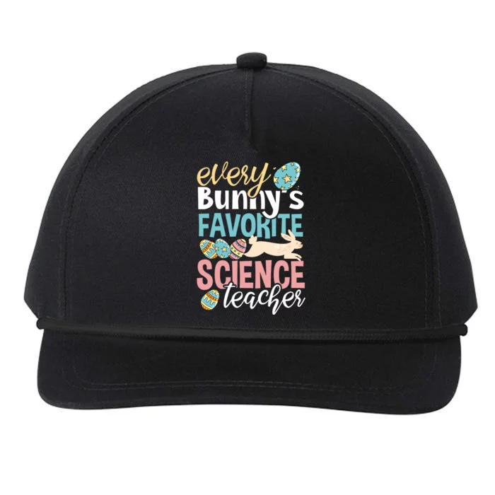 Funny Easter Every Bunny's Favorite Science Teacher Meaningful Gift Snapback Five-Panel Rope Hat