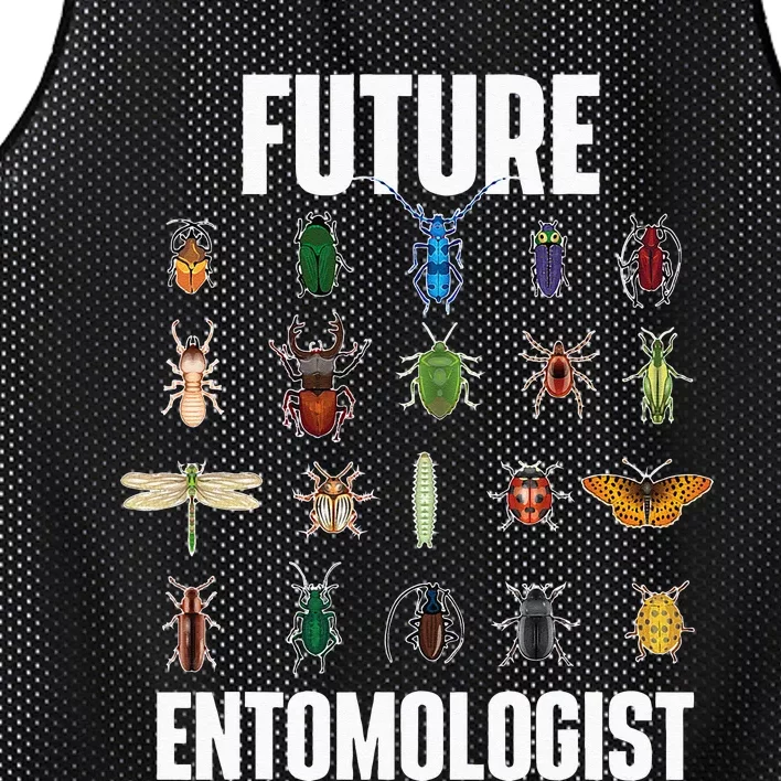 Future Entomologist Entomology Insect Lover Bug Collector Mesh Reversible Basketball Jersey Tank