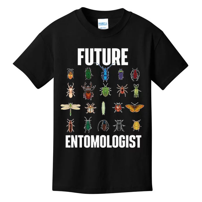 Future Entomologist Entomology Insect Lover Bug Collector Kids T-Shirt