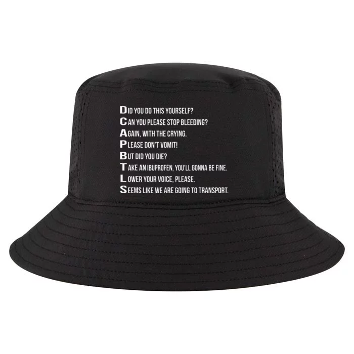 Funny EMT Emergency Medical Technician Cool Comfort Performance Bucket Hat