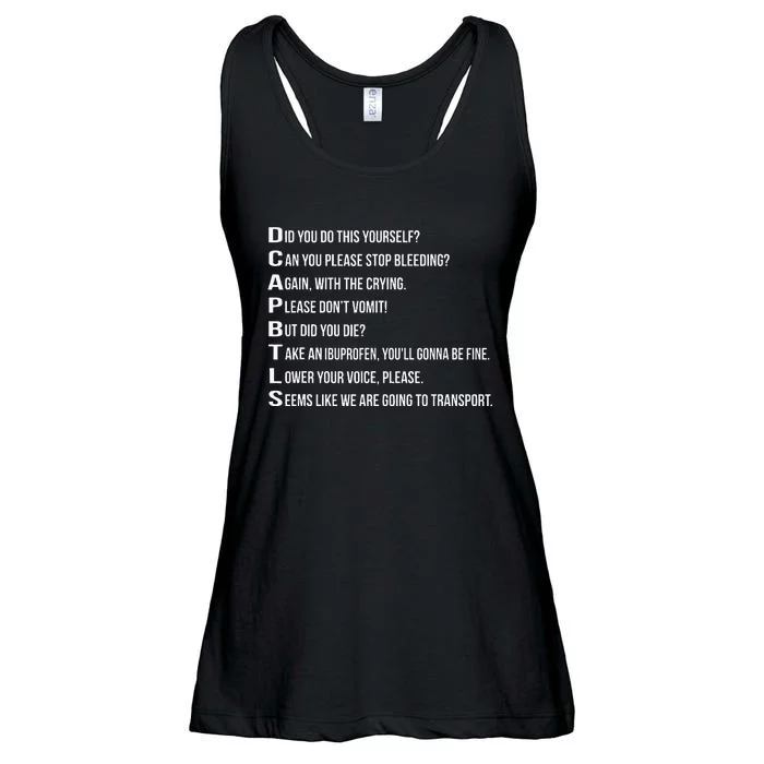 Funny EMT Emergency Medical Technician Ladies Essential Flowy Tank