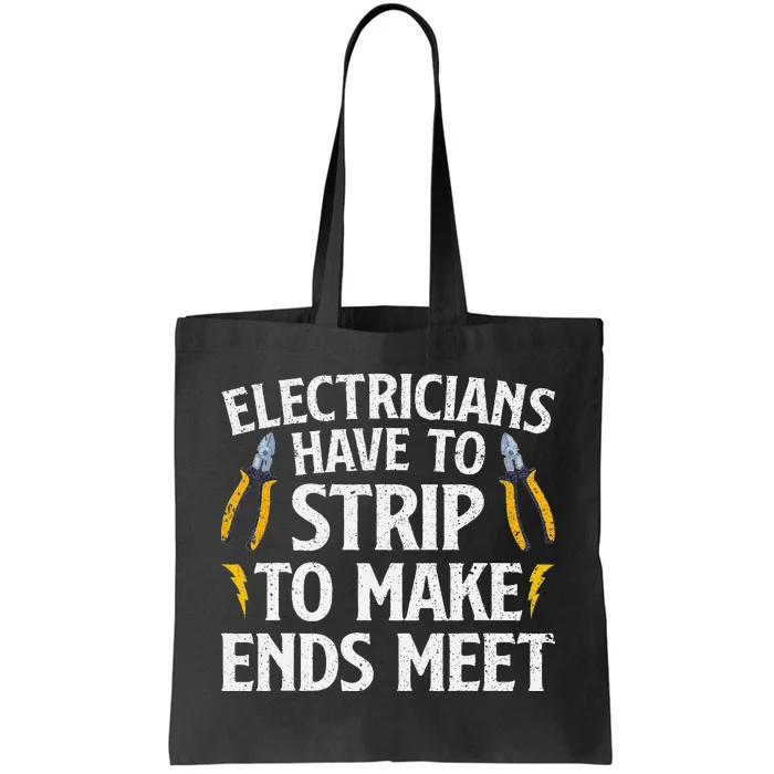 Funny Electrician Electrician Electrical Tools Tote Bag